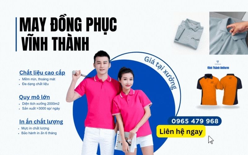 xưởng may đồng phục Vĩnh Thành