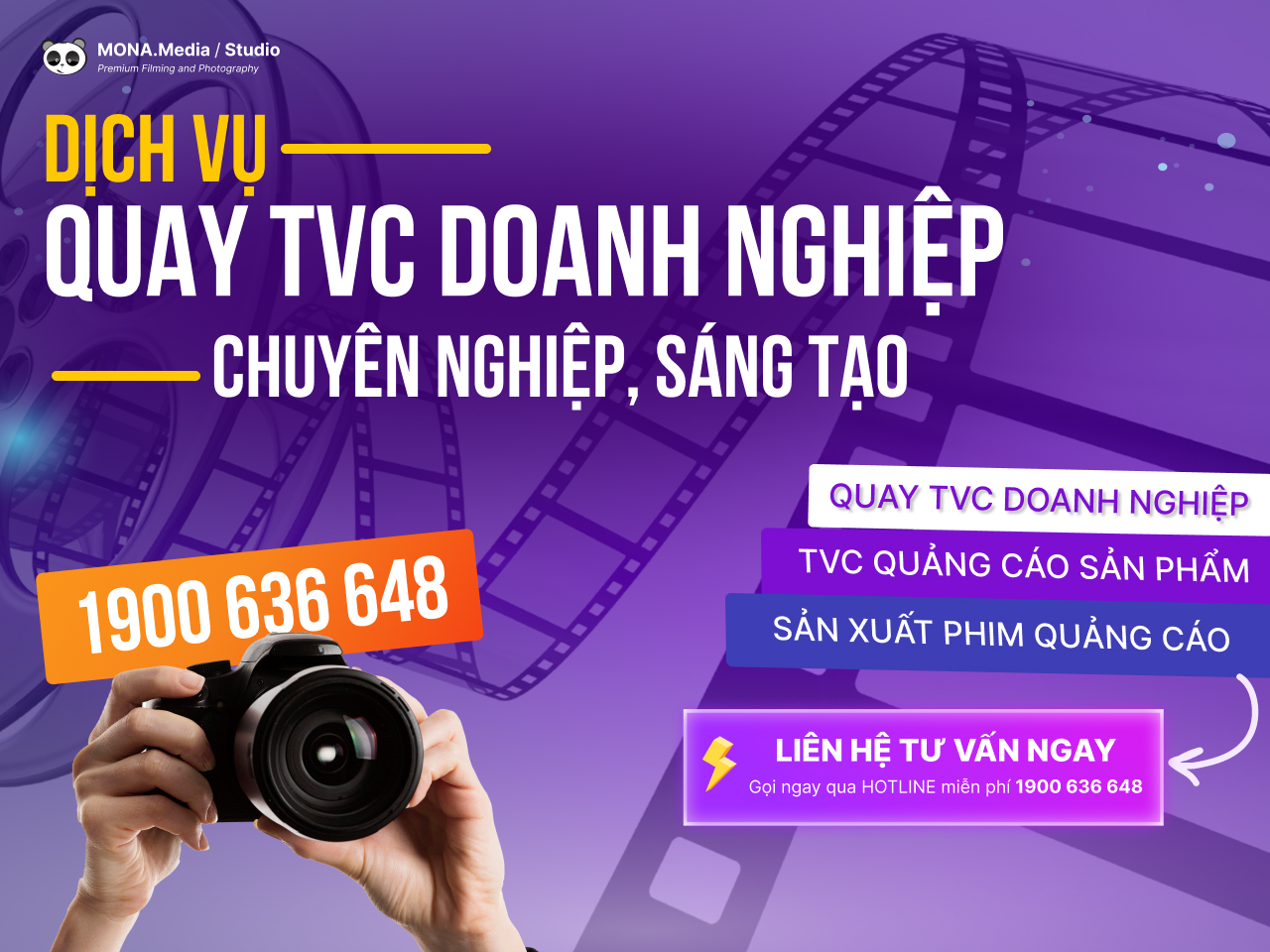 dịch vụ quay quảng cáo chuyên nghiệp tại mona media