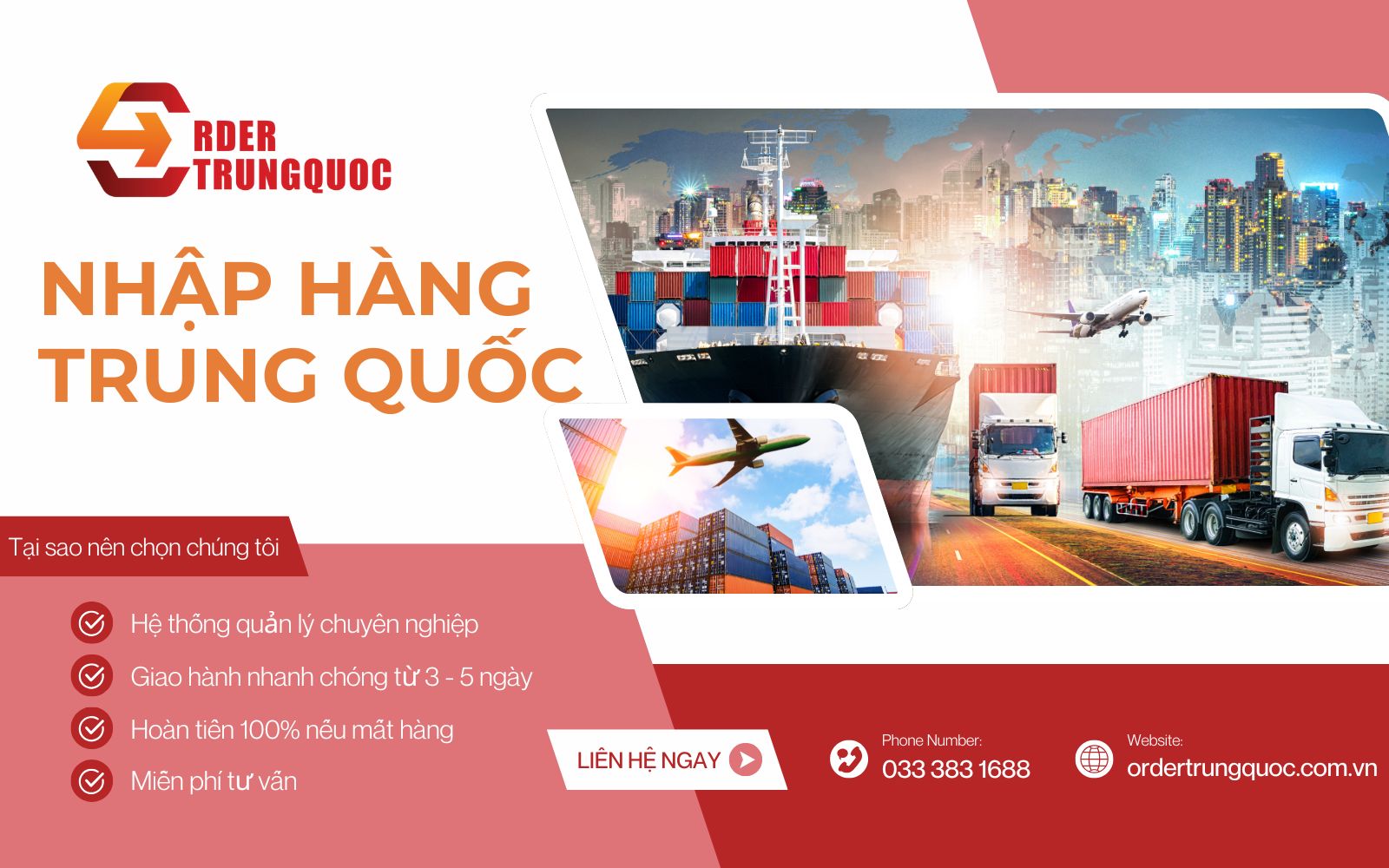 Order Trung Quốc - Công ty chuyên mua hộ hàng Trung Quốc về Việt Nam
