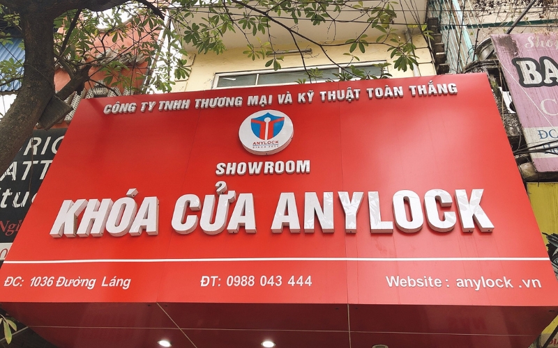 Khóa cửa vân tay Anylock